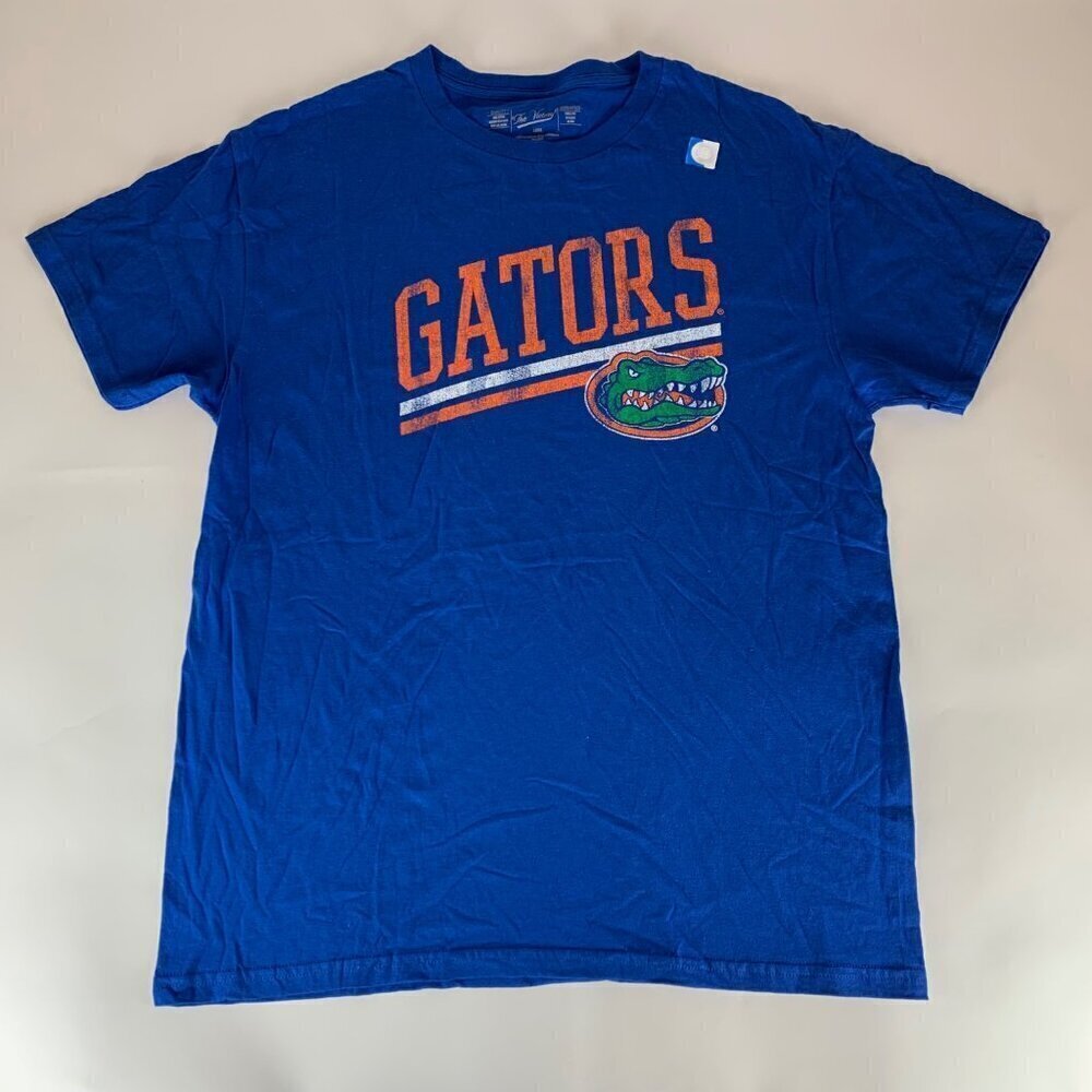 Florida Gators NCAA Blue The Victory Short Sleeve Crewneck Shirt Mens Large